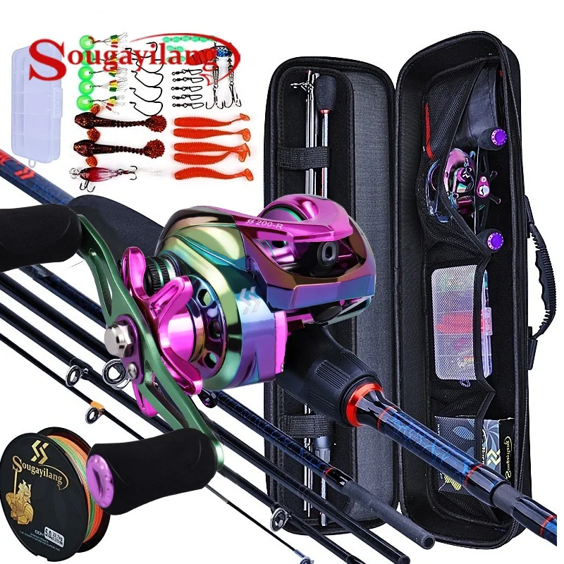 Fishing Line Spooler - Wędki i kołowrotki Sougayilang 5-sekcyjny wędka