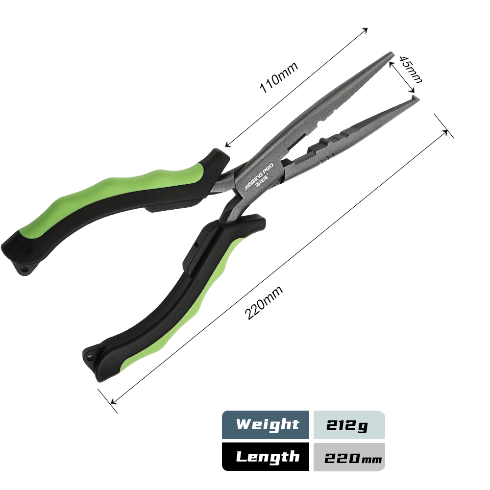 Szczypce wędkarskie JIGGINGPRO – Fishing Line Cutter recenzja i cena